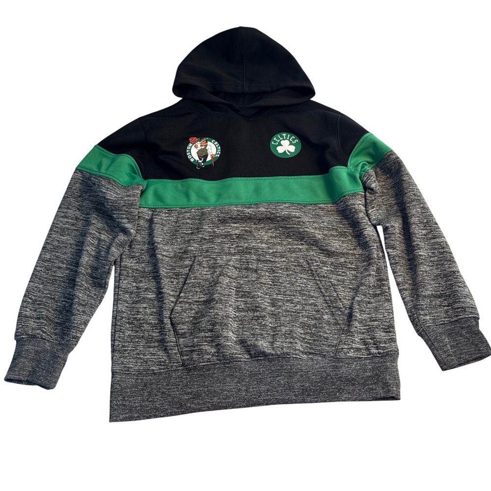NBA Boston Celtics Basketball Hoodie Sweatshirt Boys Large 14-16 ColorBlock